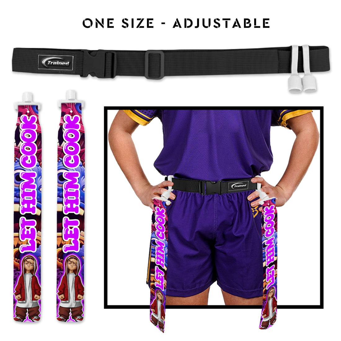 Trained Custom Flag Football Belt (Let Him Cook)