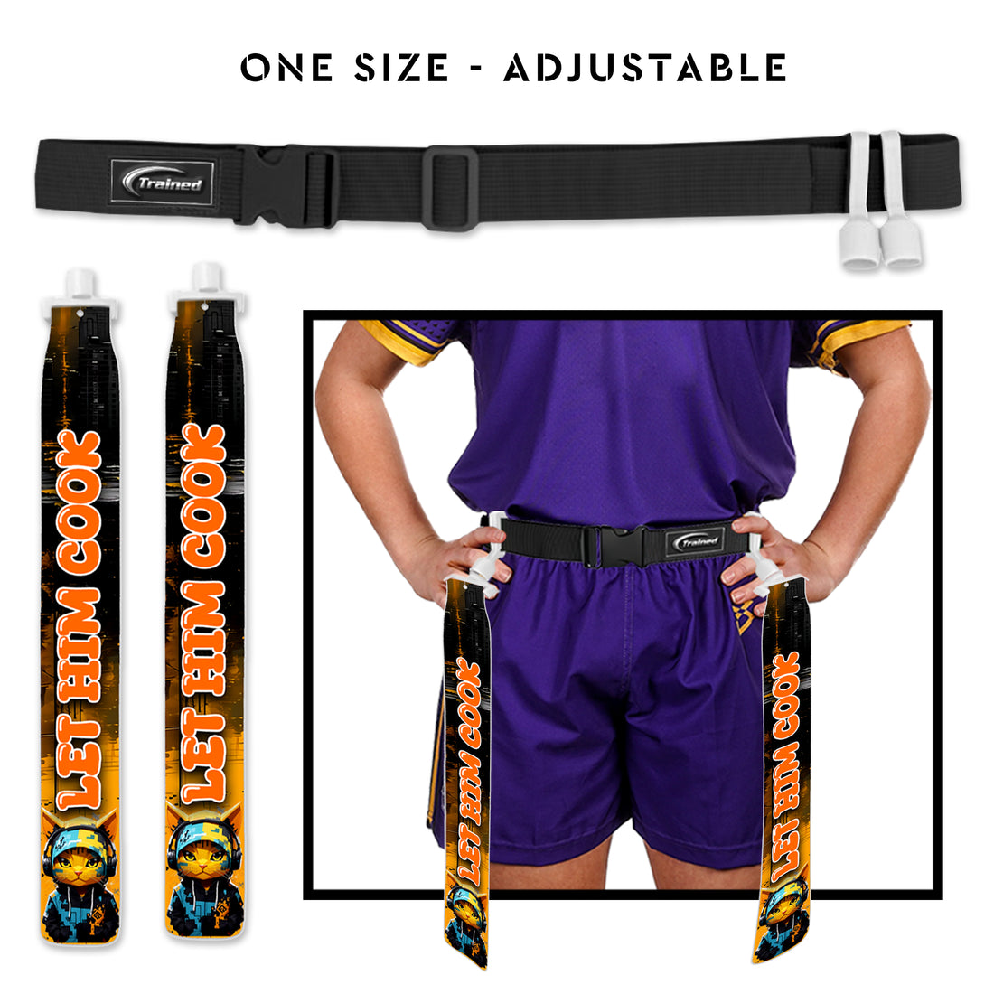 Trained Custom Flag Football Belt (Let Him Cook 2)