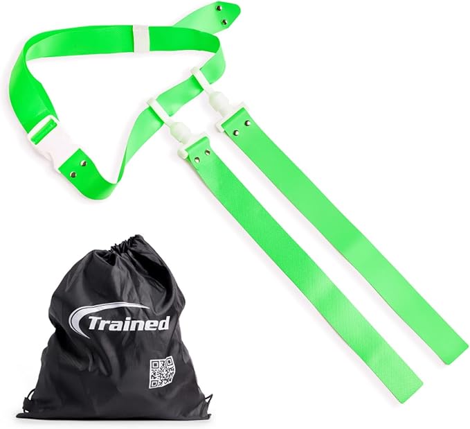2 Person Flag Football Belts (Green)