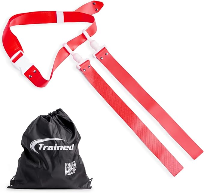 2 Person Flag Football Belts (Red)
