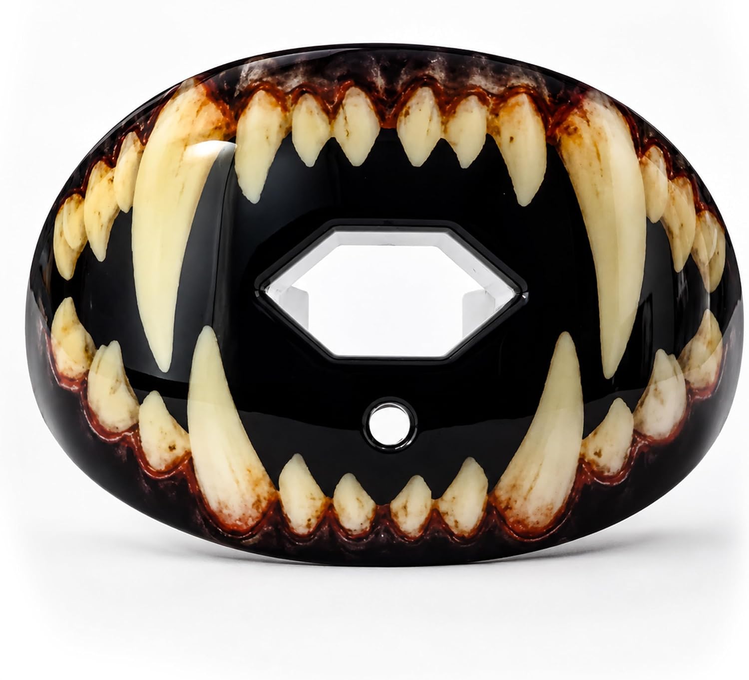 Football Mouth Guard with Strap for Youth & Adults - Werewolf Teeth