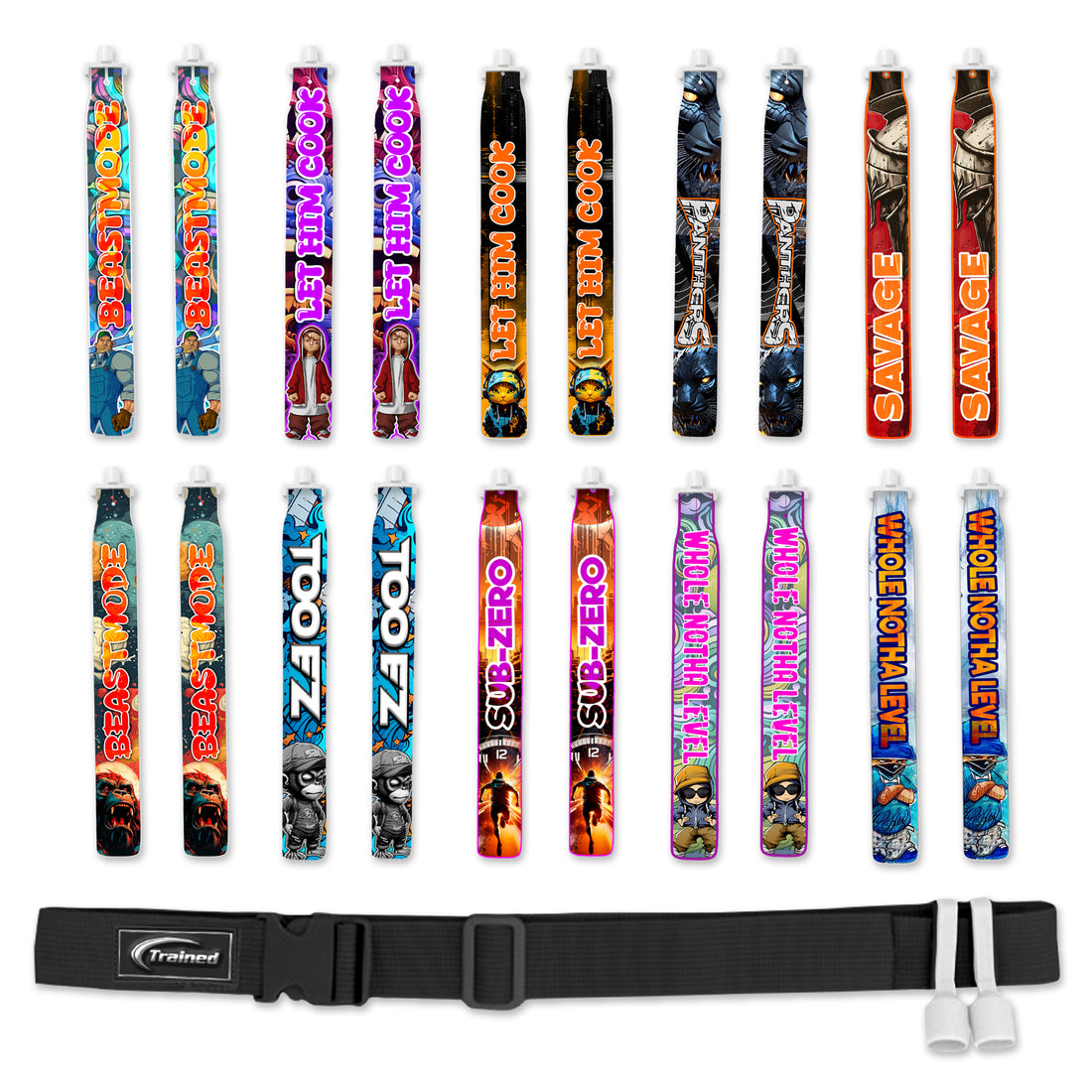 Trained Custom Flag Football Belt (Whole Notha Level 2)