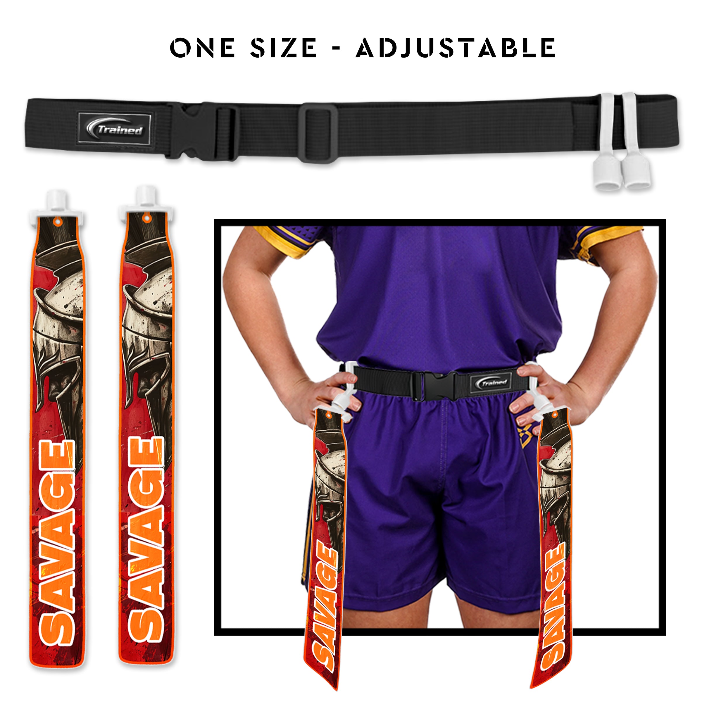 Trained Custom Flag Football Belt (Savage)