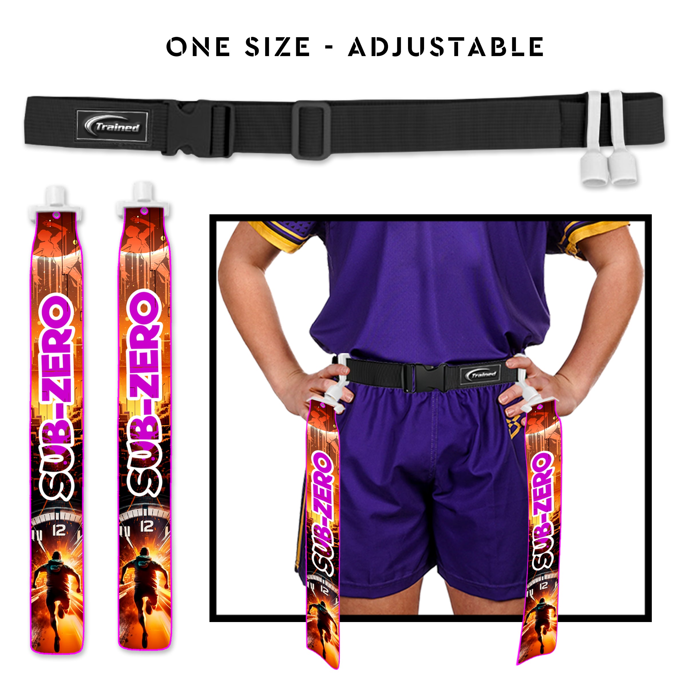 Trained Custom Flag Football Belt (Sub Zero)