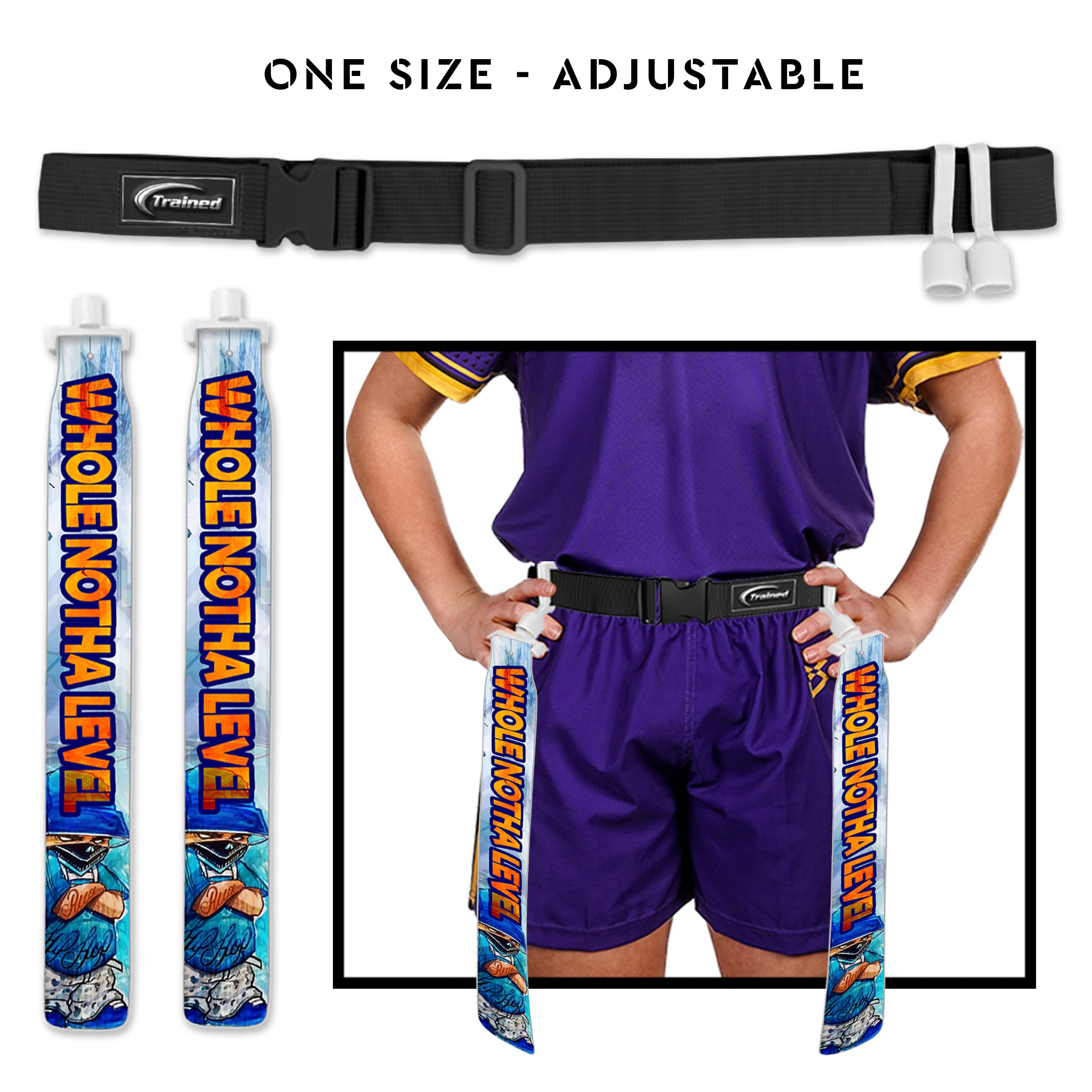 Trained Custom Flag Football Belt (Whole Notha Level)