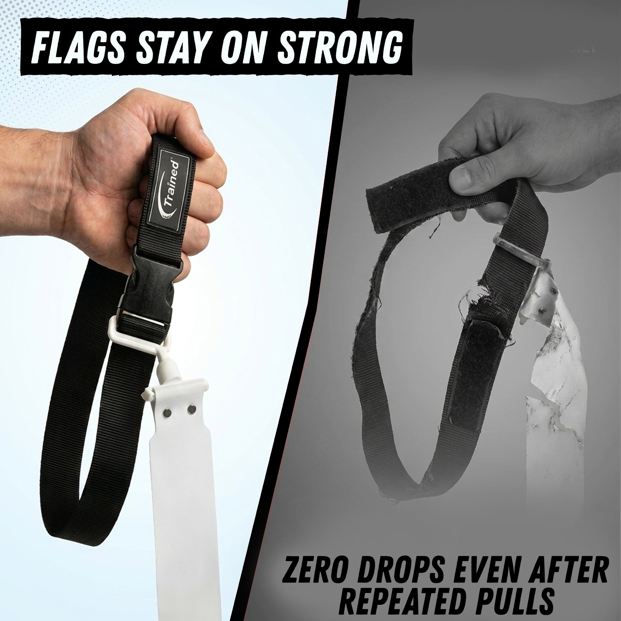 Trained 10 Man Flag Football Belt Pop Set