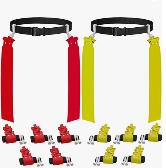 Entraîneur de football avec ceinture réglable - 5 broches - Accessoire  d'entraînement de football - Taille 3/4/