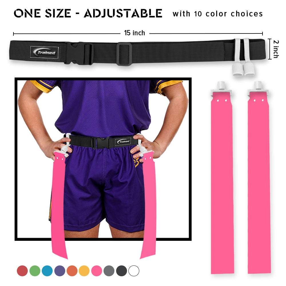 Trained 10 Man Flag Football Belt Pop Set