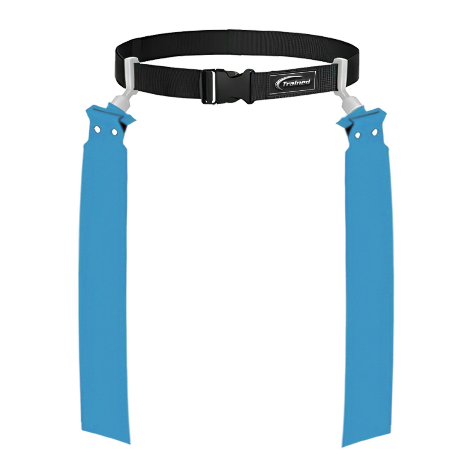 Trained Flag Football Set – Adjustable Flag Football Belt with 2 Flags & Audible Pop.