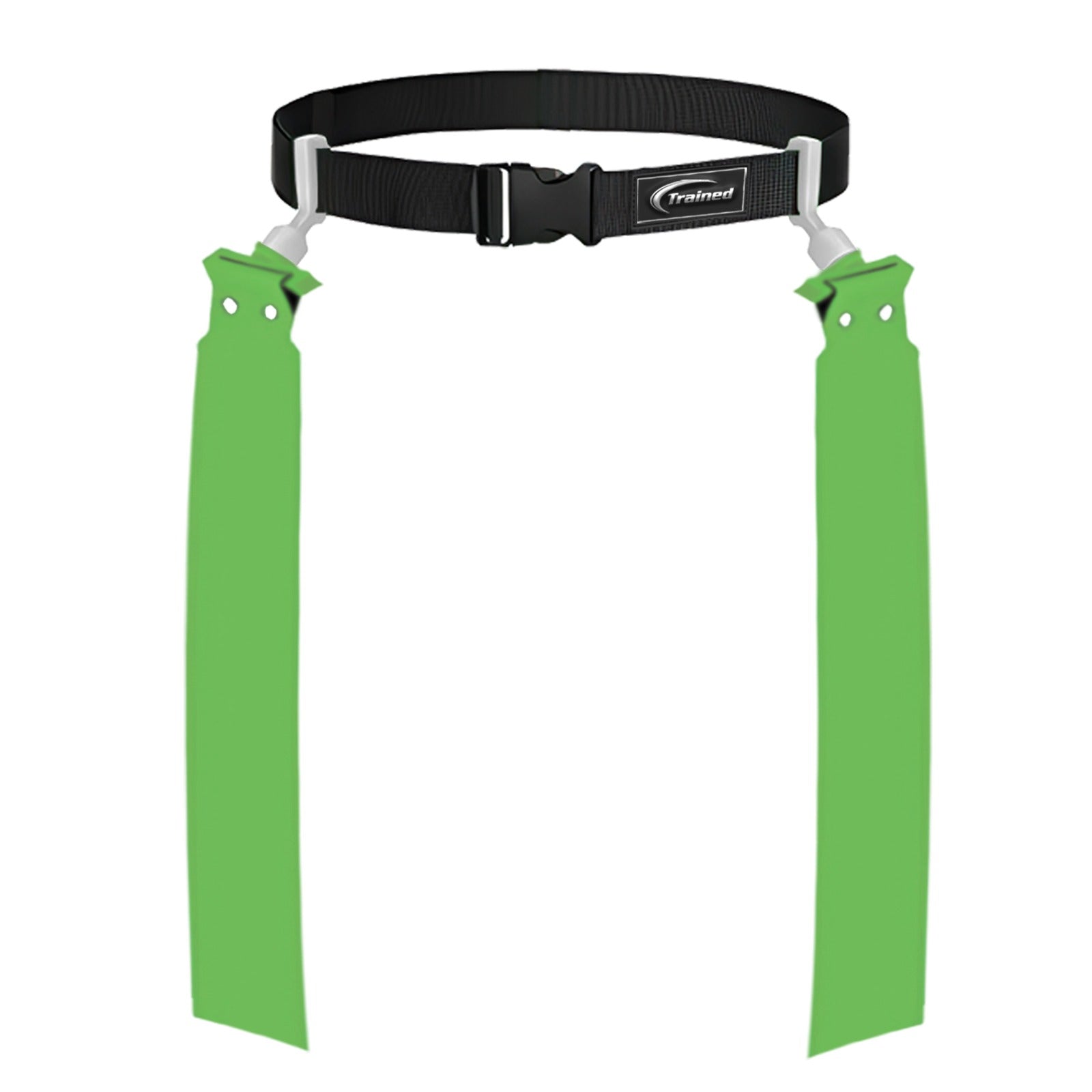 Trained Flag Football Set – Adjustable Flag Football Belt with 2 Flags & Audible Pop.