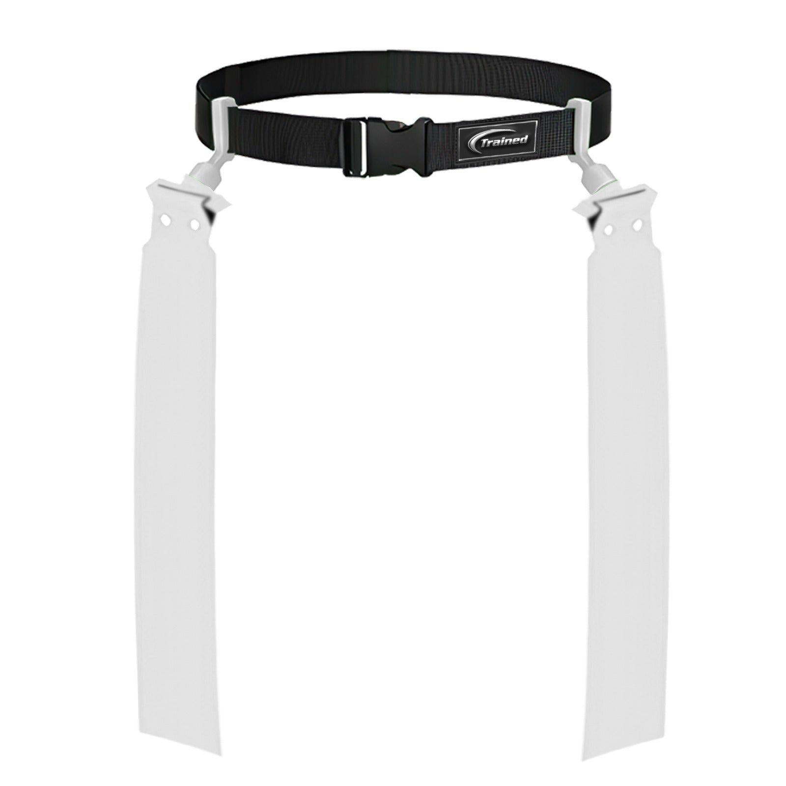 Trained Flag Football Set – Adjustable Flag Football Belt with 2 Flags & Audible Pop.