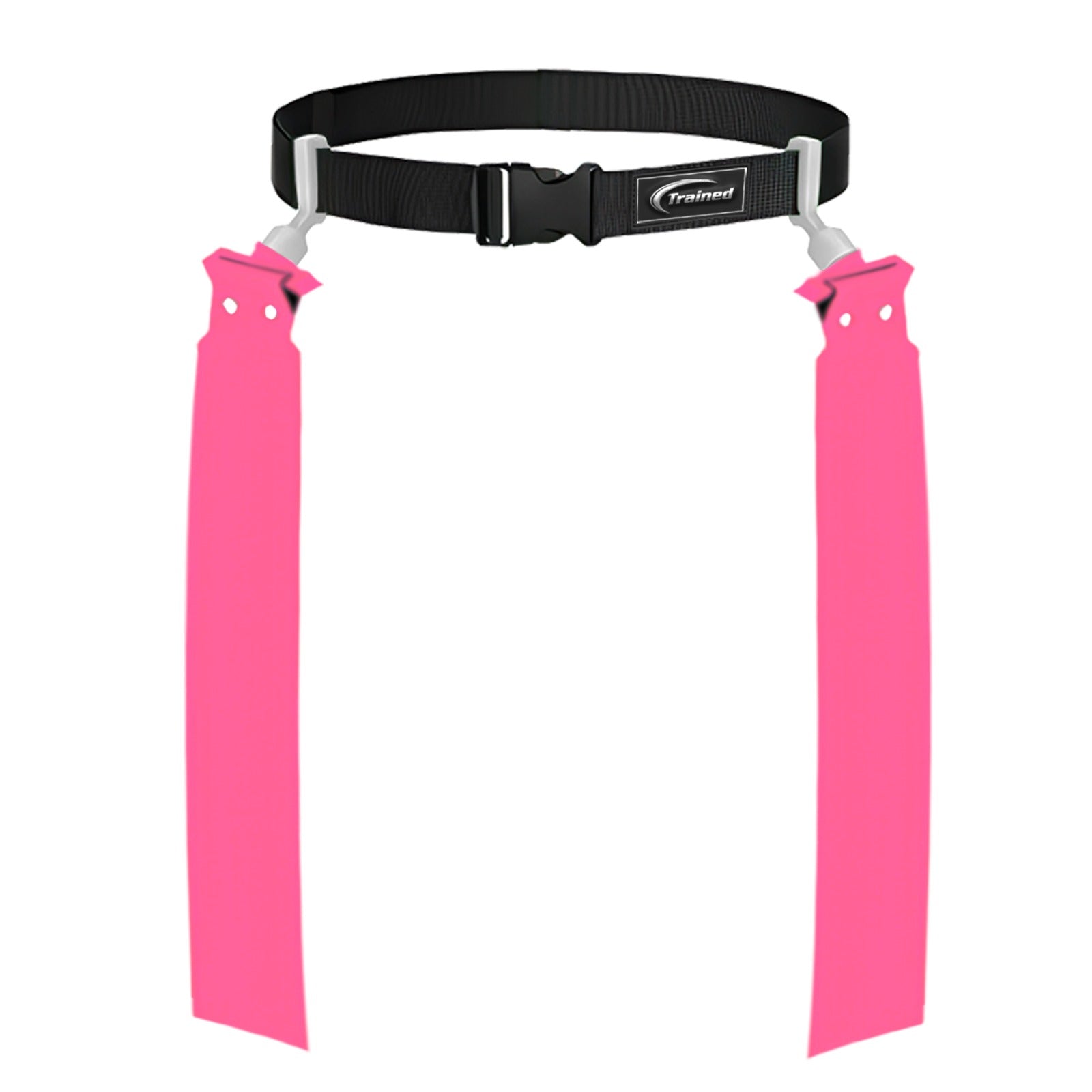 Trained Flag Football Set – Adjustable Flag Football Belt with 2 Flags & Audible Pop.