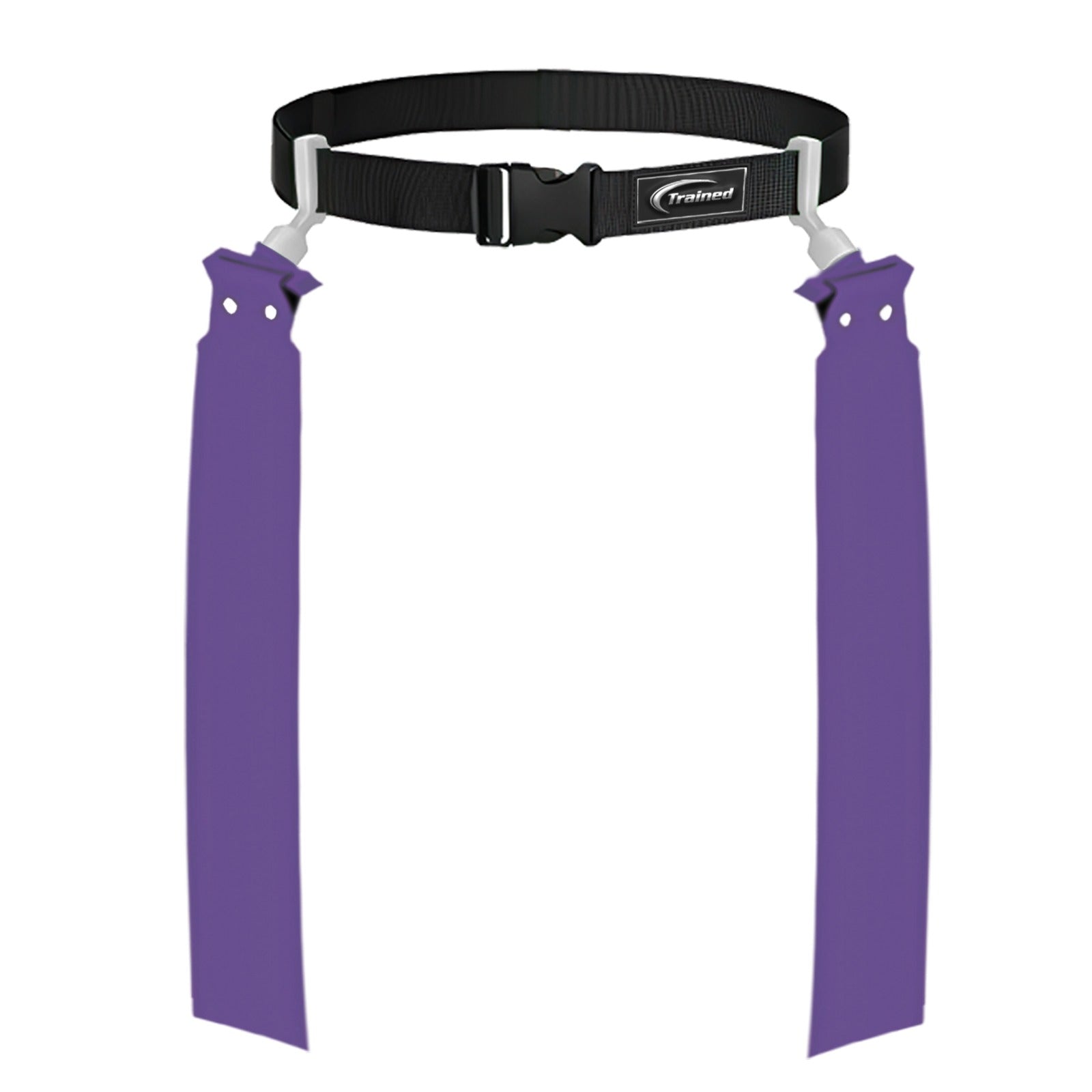 Trained Flag Football Set – Adjustable Flag Football Belt with 2 Flags & Audible Pop.