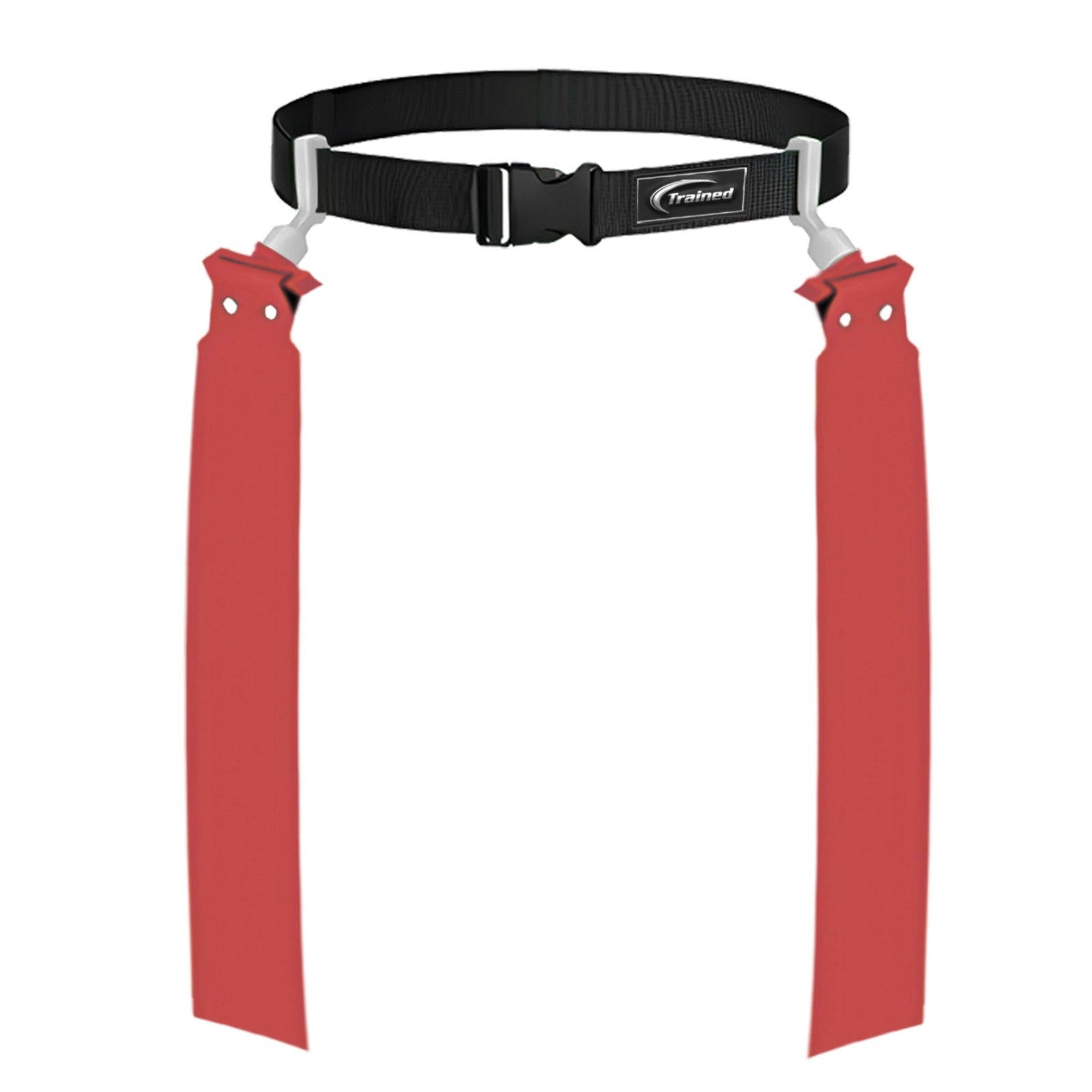 Trained Flag Football Set – Adjustable Flag Football Belt with 2 Flags & Audible Pop.