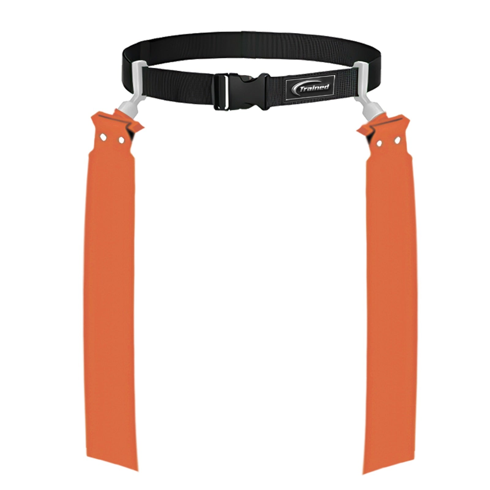 Trained Flag Football Set – Adjustable Flag Football Belt with 2 Flags & Audible Pop.