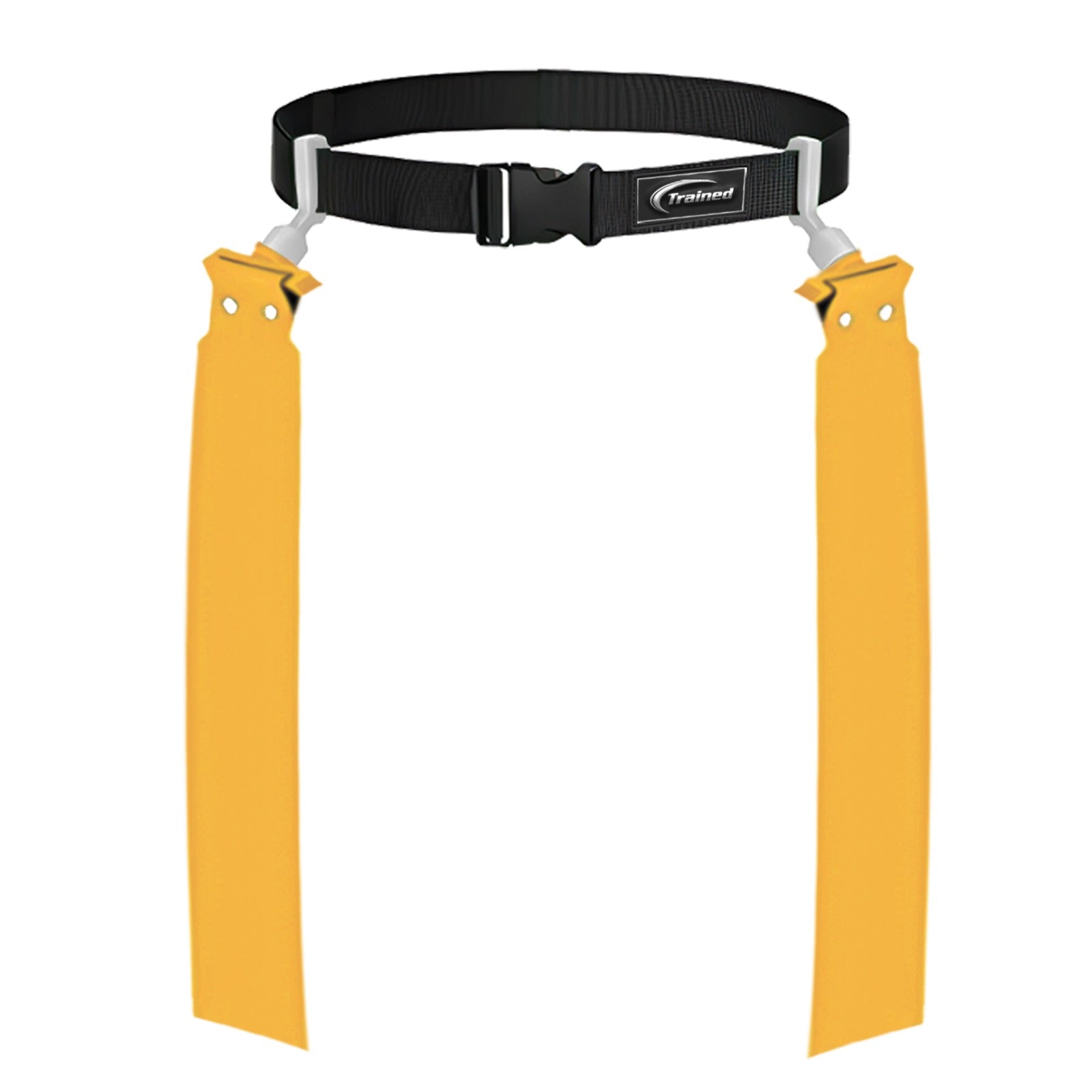 Trained Flag Football Set – Adjustable Flag Football Belt with 2 Flags & Audible Pop.