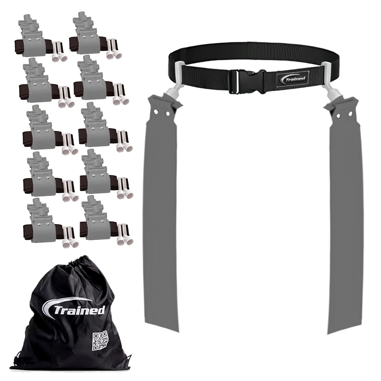 Trained 10 Man Flag Football Belt Pop Set