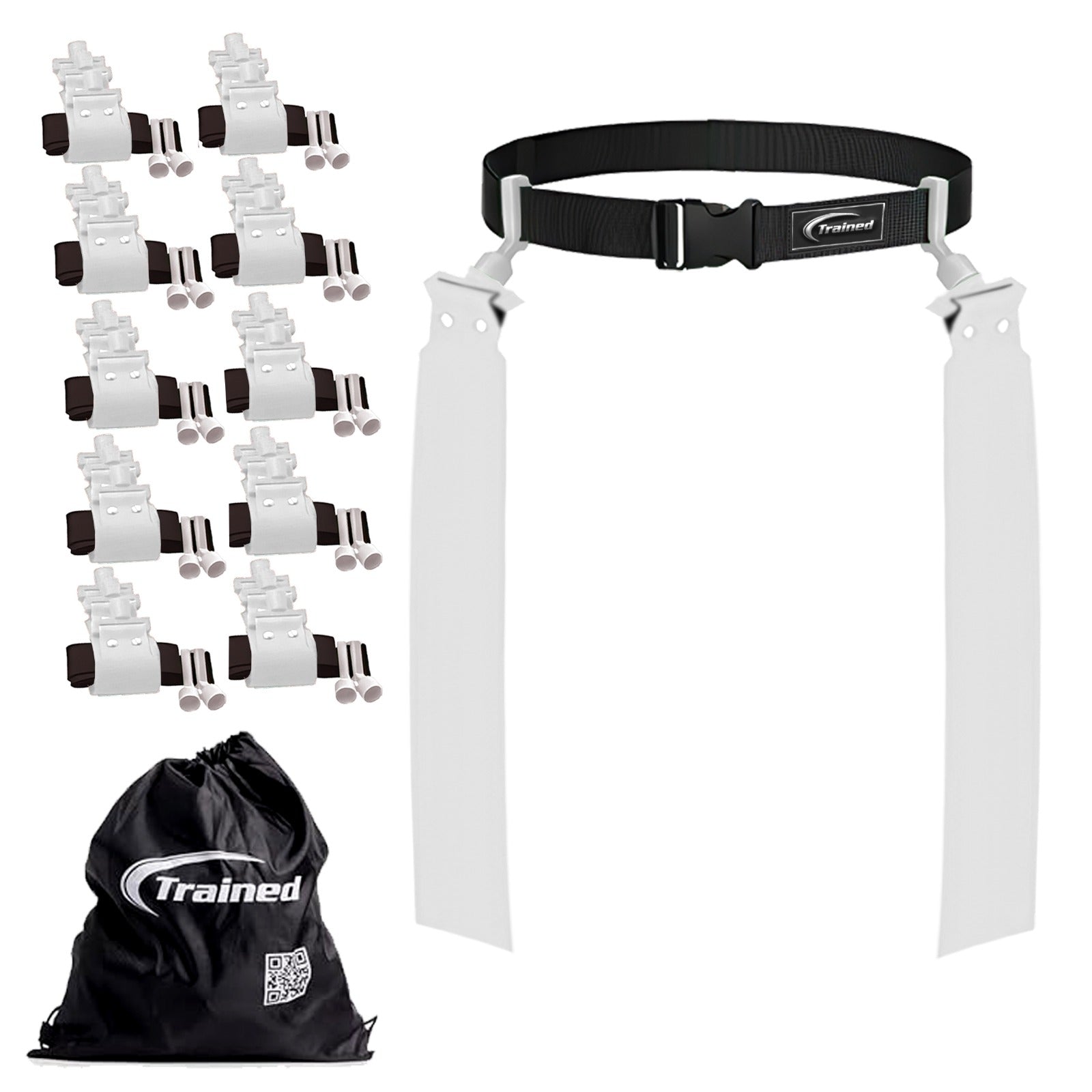 Trained 10 Man Flag Football Belt Pop Set