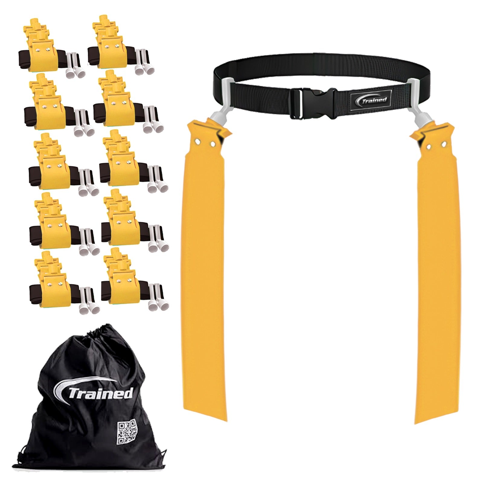 Trained 10 Man Flag Football Belt Pop Set