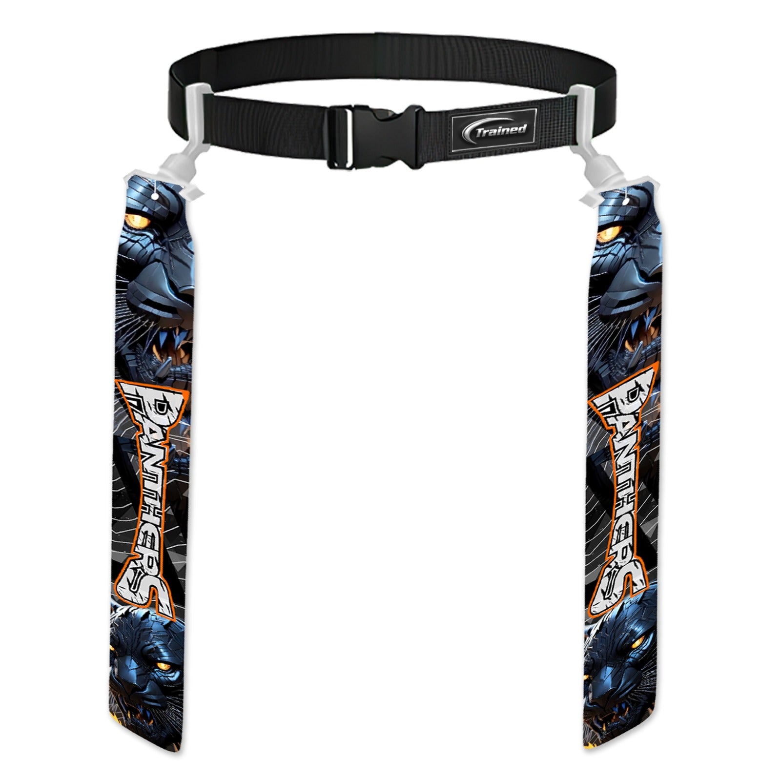 Trained Custom Flag Football Belt (Panthers)