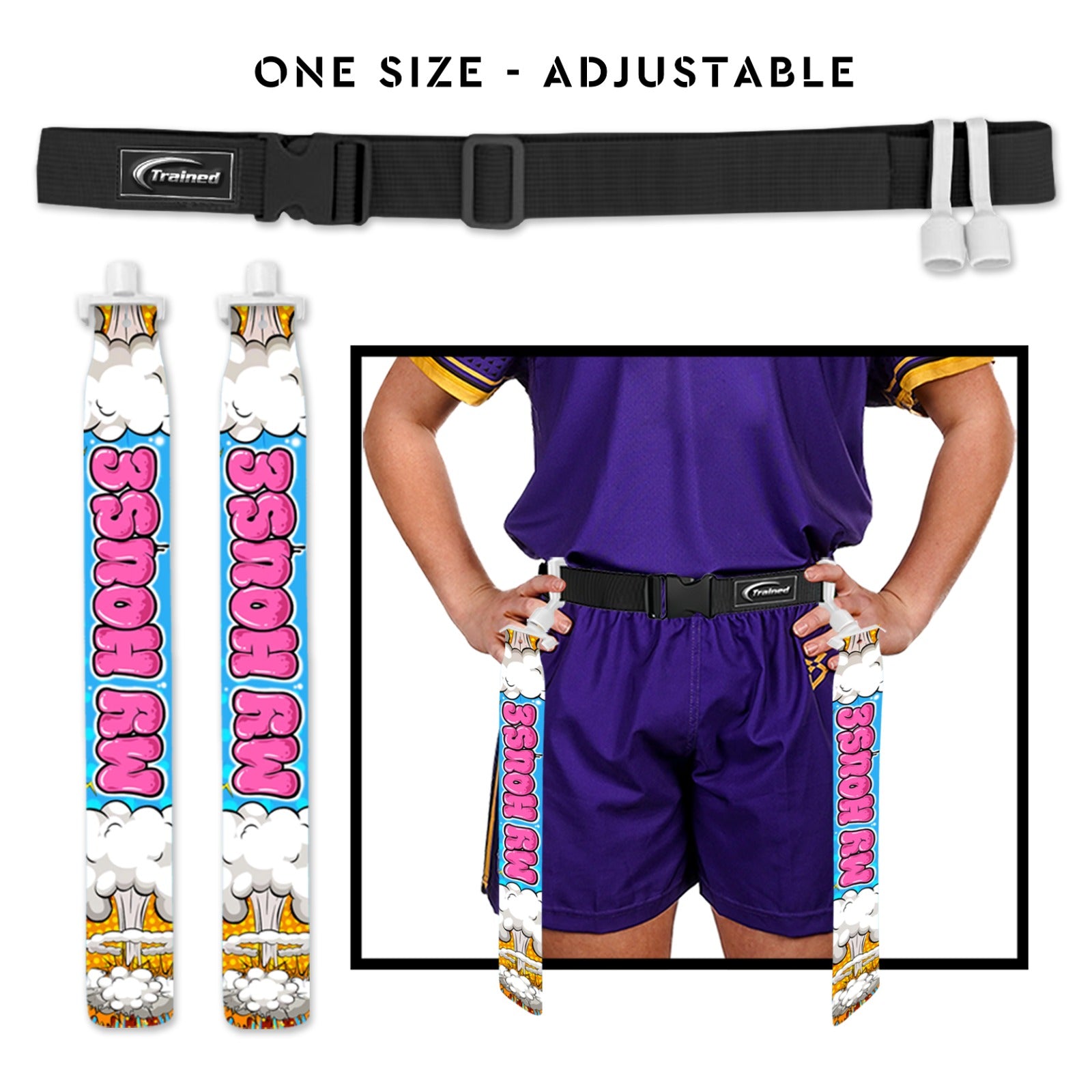 Trained Custom Flag Football Belt (MY HOUSE I)