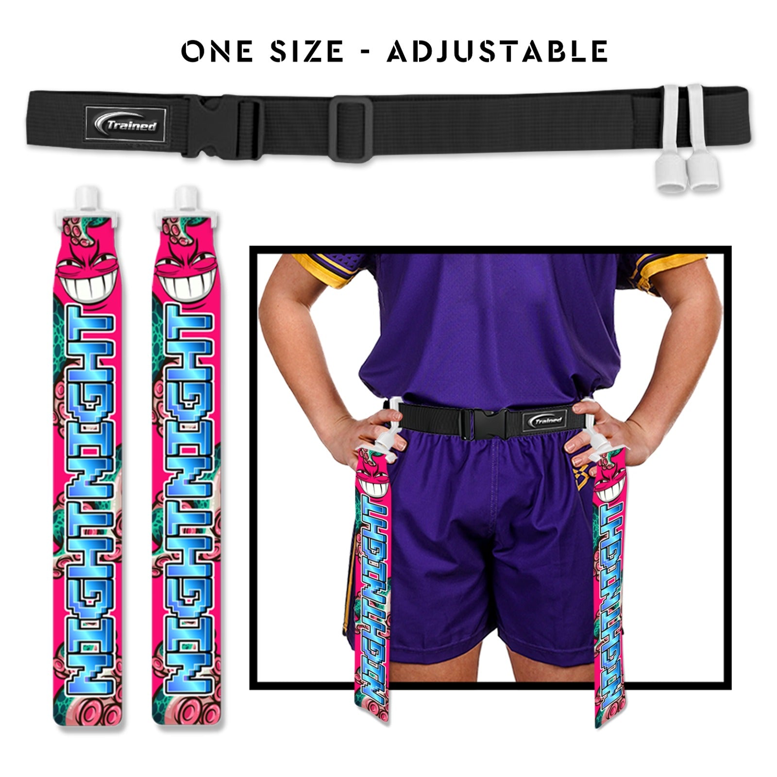 Trained Custom Flag Football Belt (NIGHT NIGHT II)