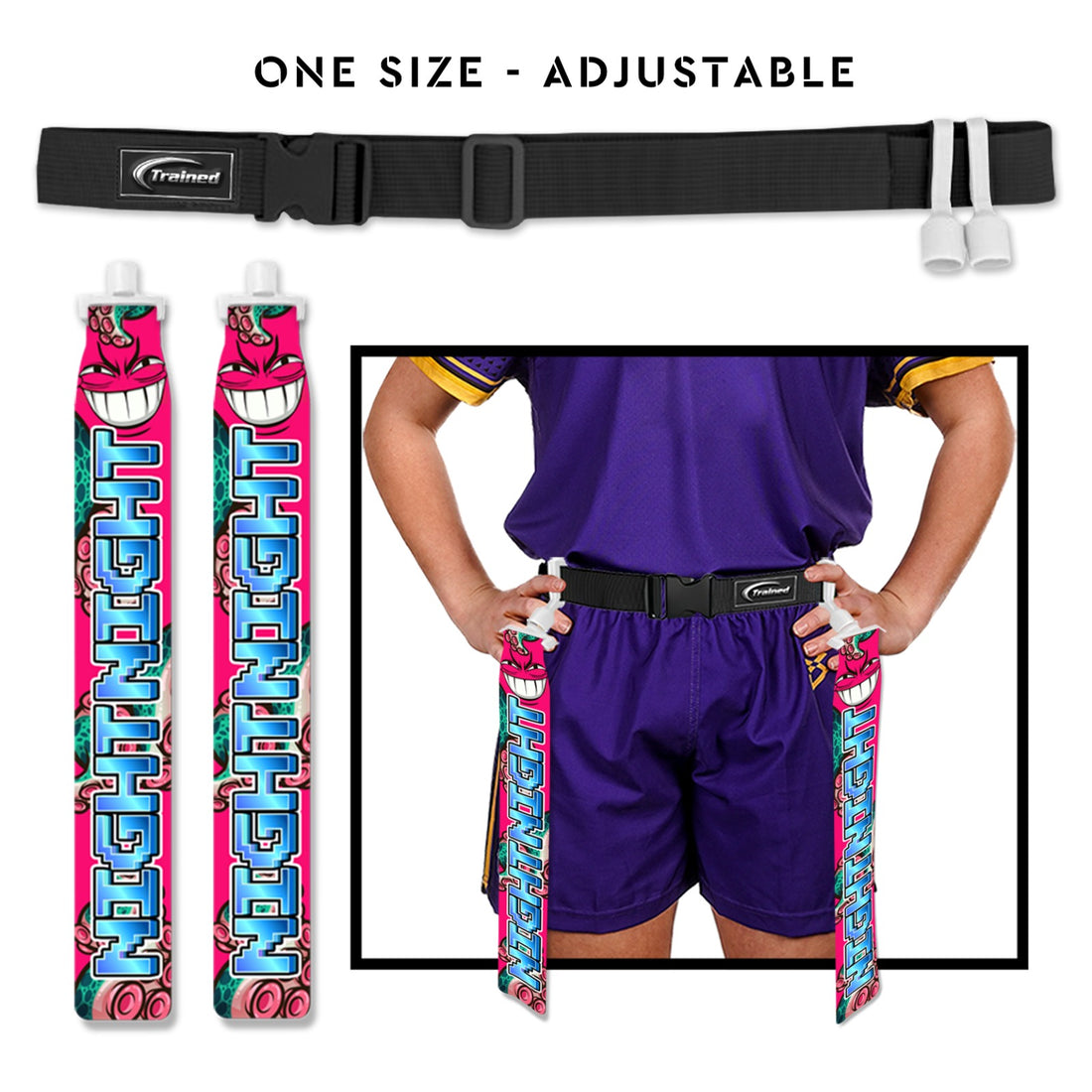 Trained Custom Flag Football Belt (NIGHT NIGHT II)