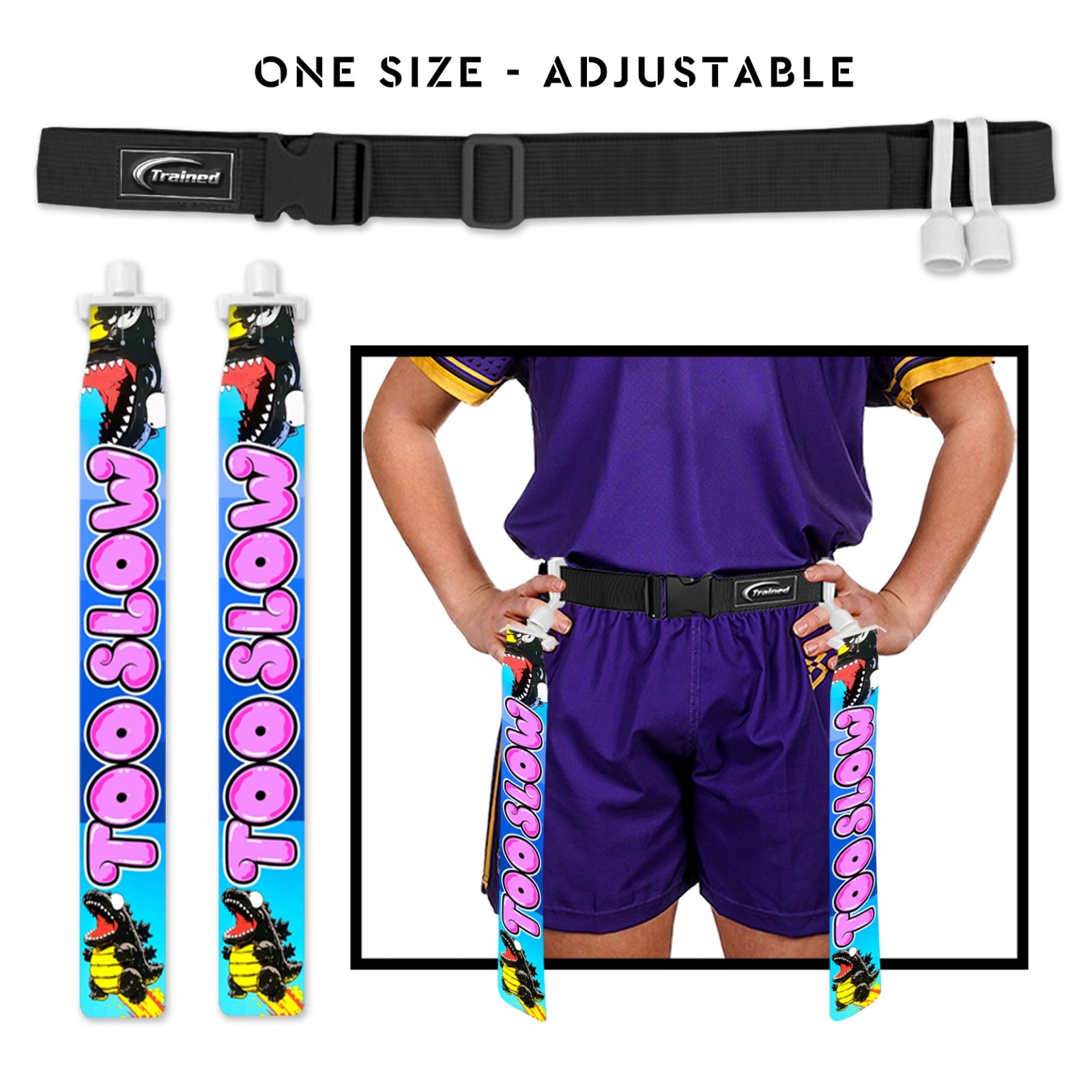 Trained Custom Flag Football Belt (TOO SLOW VI)