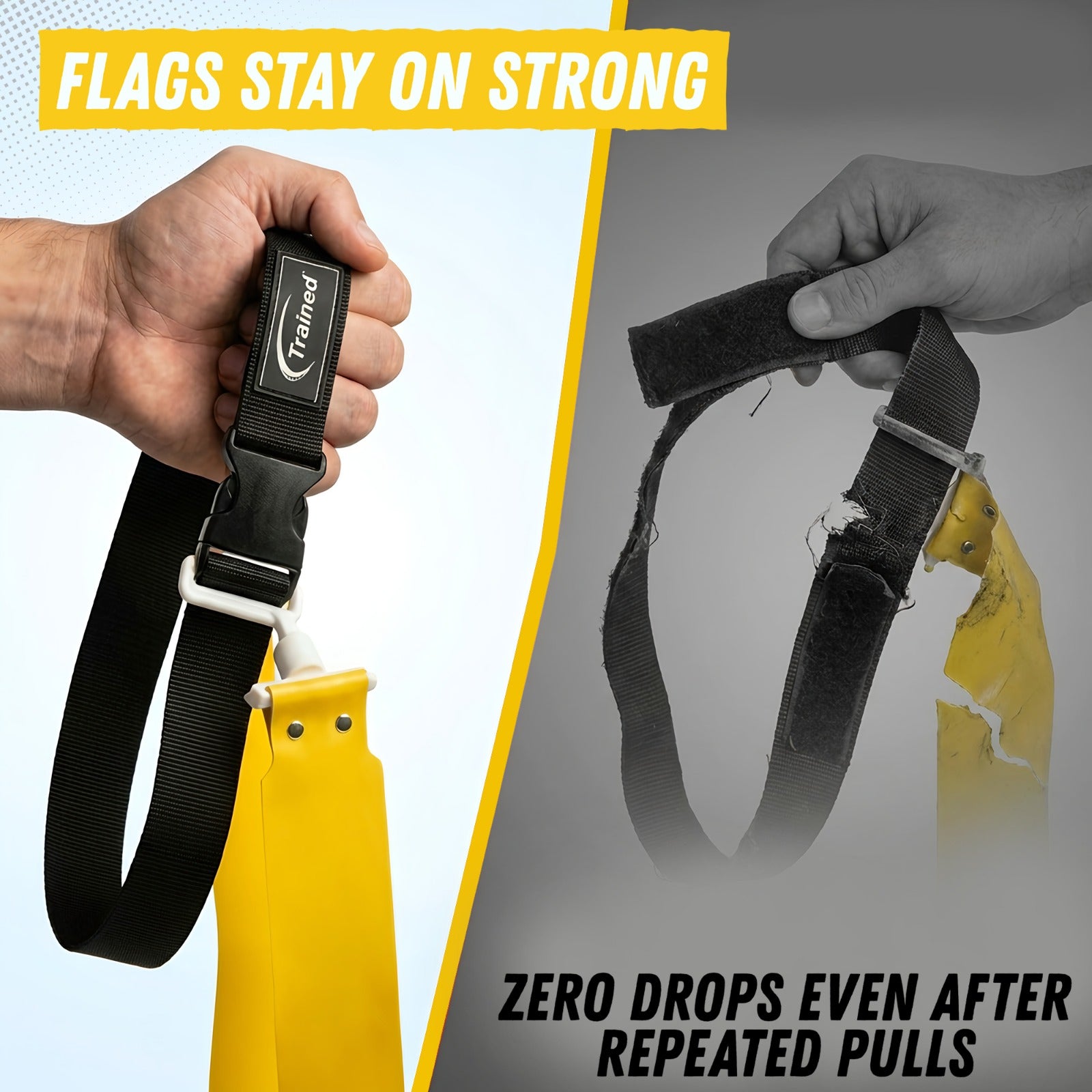 14 Man Adjustable Flag Football Belt Set, One Size Fits All