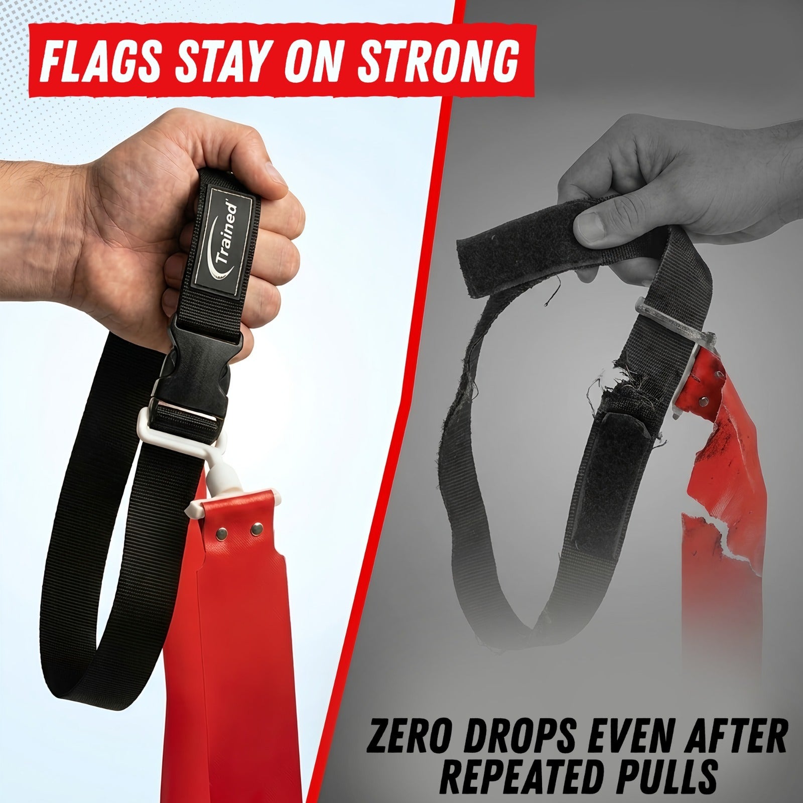 14 Man Adjustable Flag Football Belt Set, One Size Fits All