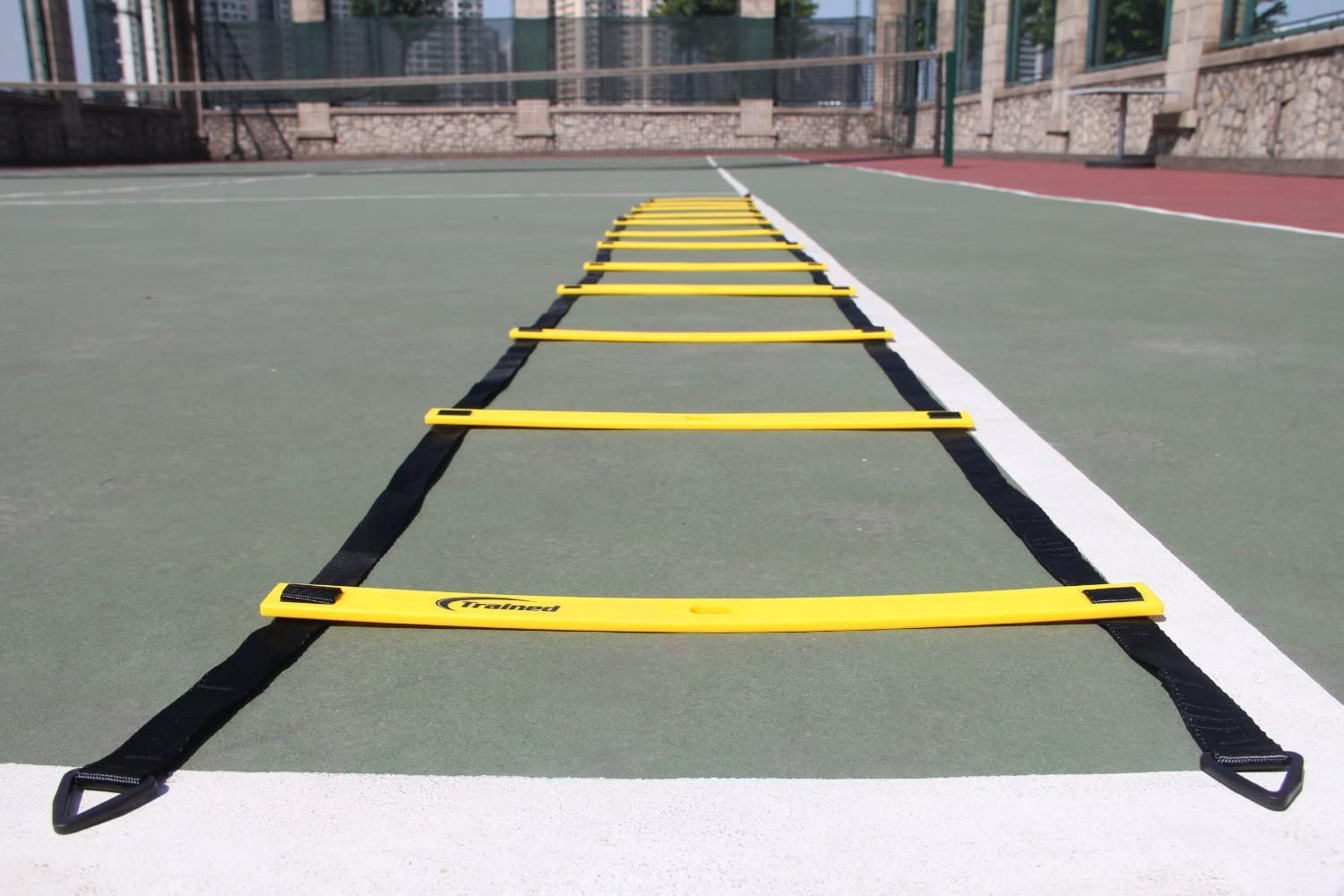 Trained Agility Ladder Bundle 6 Sports Cones, 2 Agility Drills eBook and Carry Case